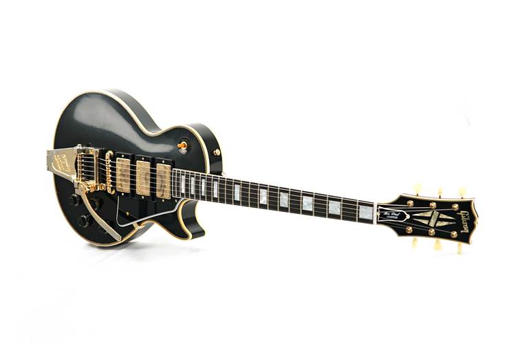 Gibson Custom Shop Murphy Lab 1957 Les Paul Custom Reissue 3-Pickup Bigsby Light Aged #742166 Gibson Custom Shop Murphy Lab 1957 Les Paul Custom Reissue 3-Pickup Bigsby Light Aged #742166