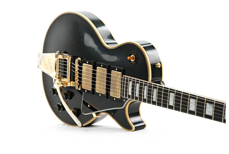 Gibson Custom Shop Murphy Lab 1957 Les Paul Custom Reissue 3-Pickup Bigsby Light Aged #742166 Gibson Custom Shop Murphy Lab 1957 Les Paul Custom Reissue 3-Pickup Bigsby Light Aged #742166