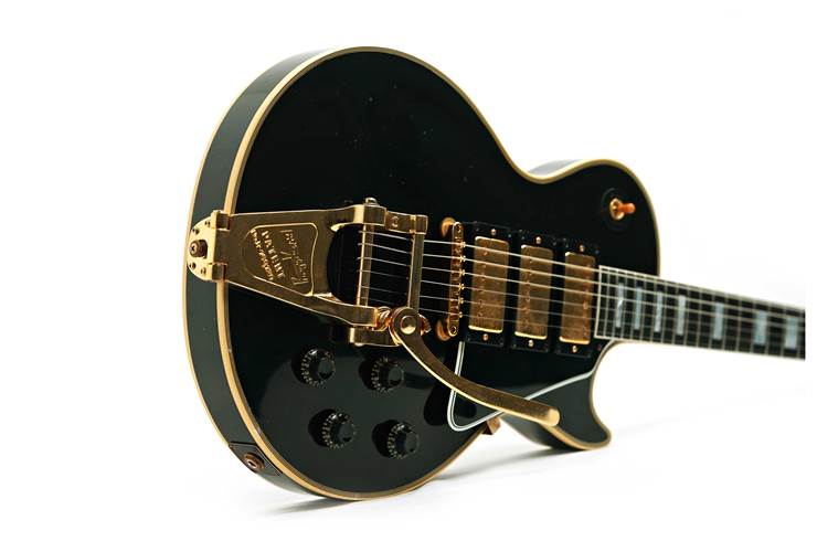 Gibson Custom Shop Murphy Lab 1957 Les Paul Custom Reissue 3-Pickup Bigsby Light Aged #75997 Gibson Custom Shop Murphy Lab 1957 Les Paul Custom Reissue 3-Pickup Bigsby Light Aged #75997