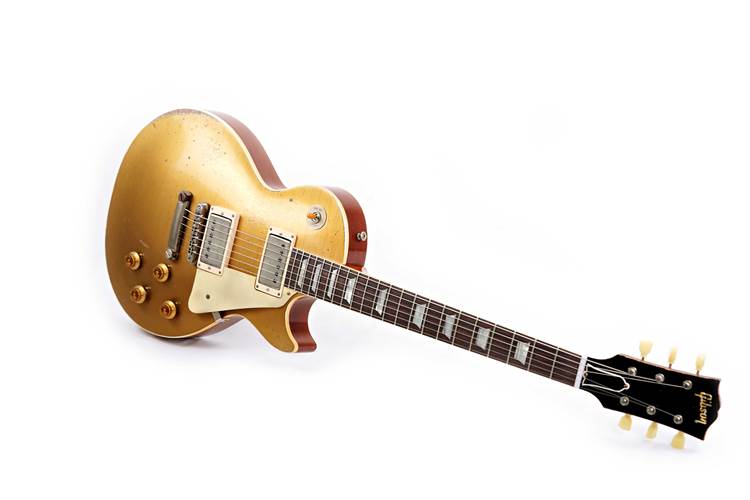 Gibson Custom Shop Murphy Lab 1957 Les Paul Standard Reissue Ultra Heavy Aged Double Gold #741601 Gibson Custom Shop Murphy Lab 1957 Les Paul Standard Reissue Ultra Heavy Aged Double Gold #741601