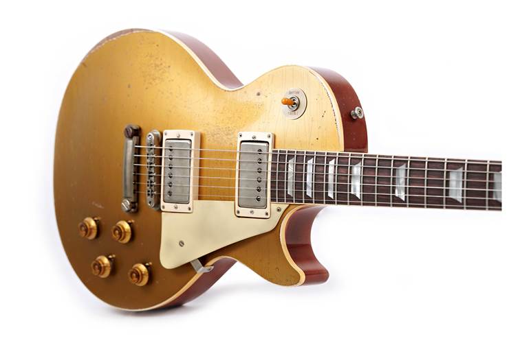 Gibson Custom Shop Murphy Lab 1957 Les Paul Standard Reissue Ultra Heavy Aged Double Gold #741601 Gibson Custom Shop Murphy Lab 1957 Les Paul Standard Reissue Ultra Heavy Aged Double Gold #741601