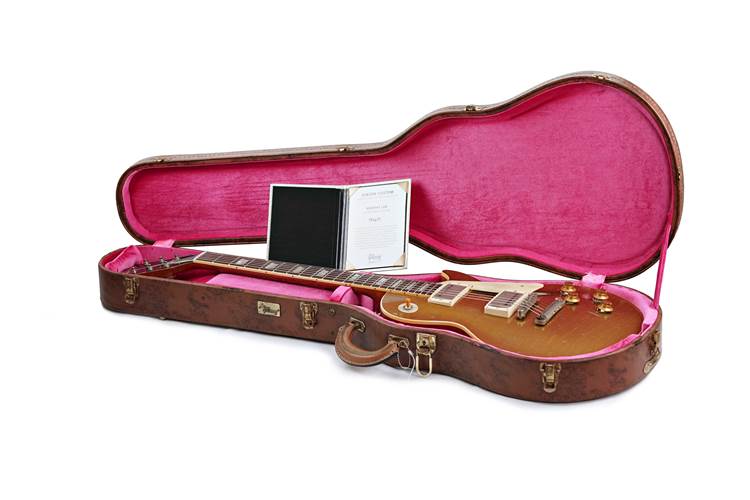 Gibson Custom Shop Murphy Lab 1957 Les Paul Standard Reissue Ultra Heavy Aged Double Gold #741601 Gibson Custom Shop Murphy Lab 1957 Les Paul Standard Reissue Ultra Heavy Aged Double Gold #741601