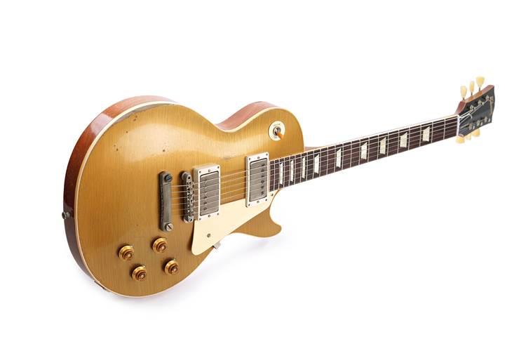 Gibson Custom Shop Murphy Lab 1957 Les Paul Standard Reissue Ultra Heavy Aged Double Gold #742150 Gibson Custom Shop Murphy Lab 1957 Les Paul Standard Reissue Ultra Heavy Aged Double Gold #742150