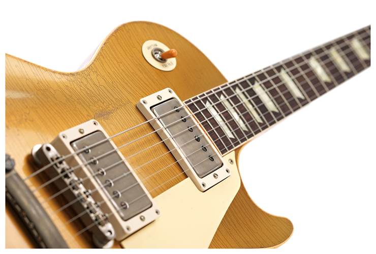 Gibson Custom Shop Murphy Lab 1957 Les Paul Standard Reissue Ultra Heavy Aged Double Gold #742150 Gibson Custom Shop Murphy Lab 1957 Les Paul Standard Reissue Ultra Heavy Aged Double Gold #742150