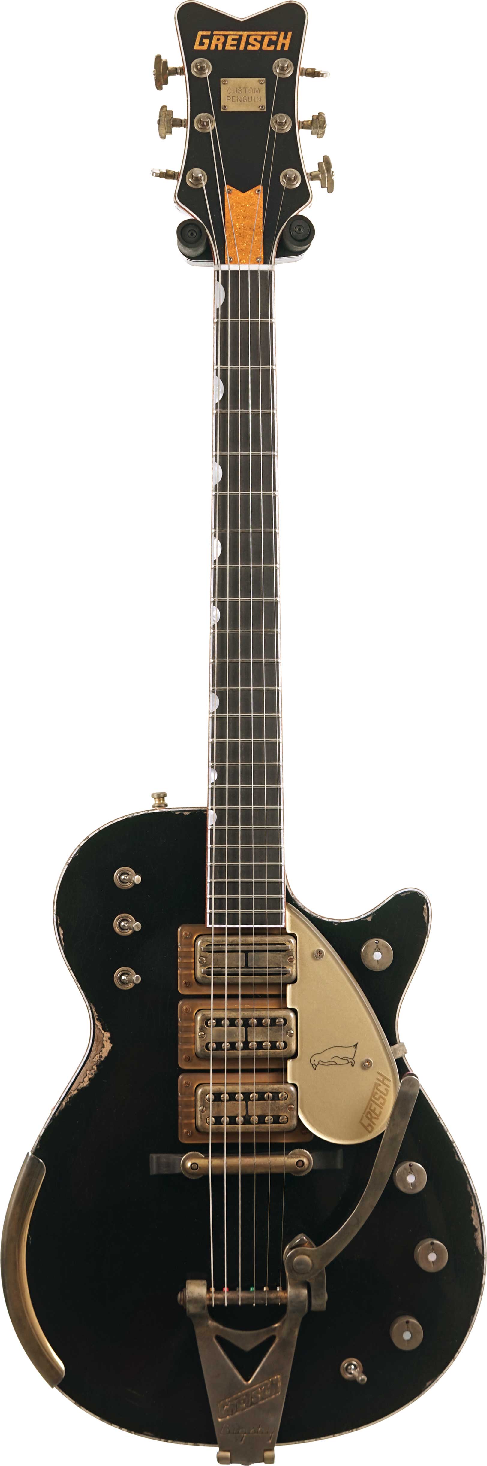 Gretsch G6134T 1959 Noir Penguin Faded Black Heavy Relic #UC26054017