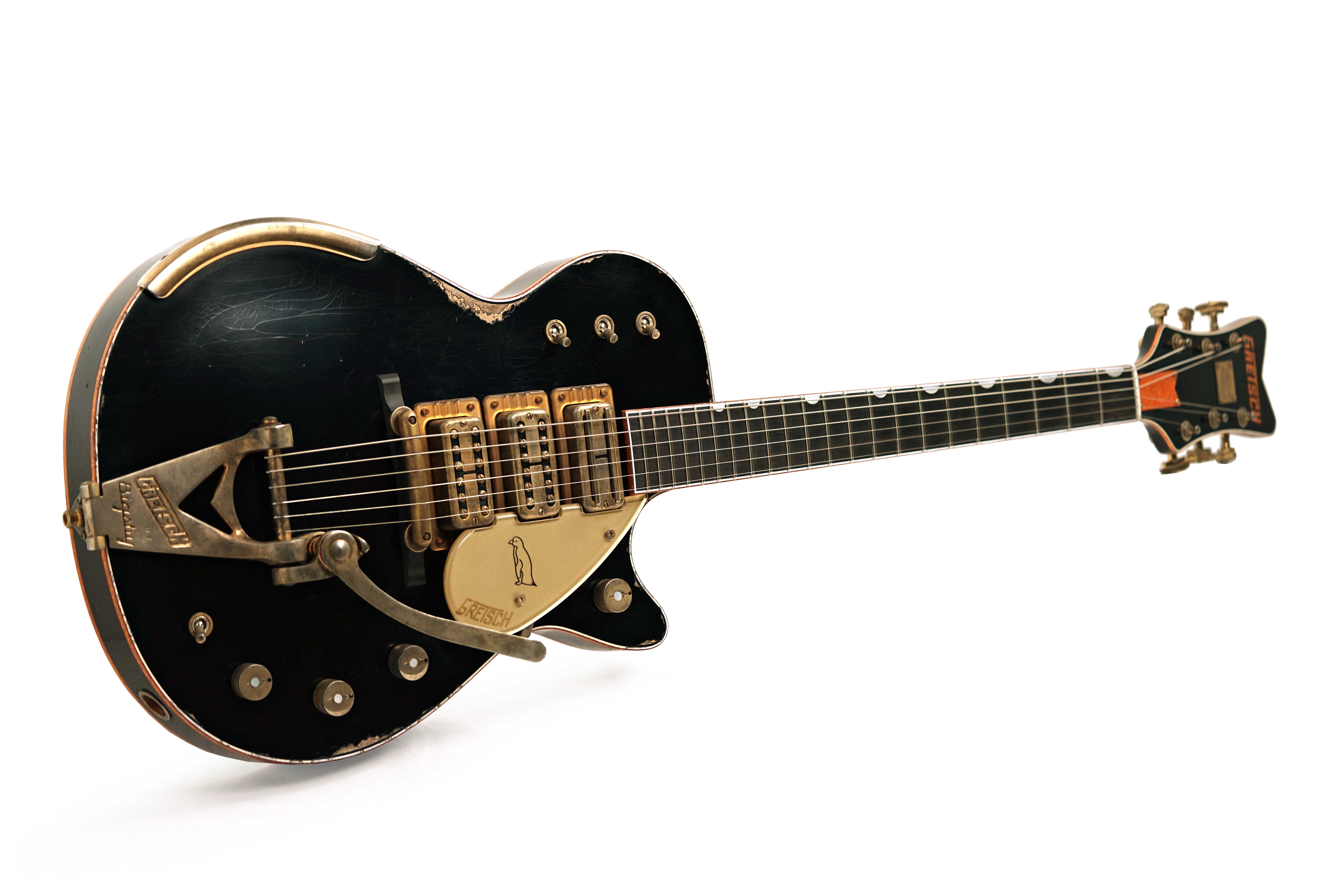 Gretsch G6134T 1959 Noir Penguin Faded Black Heavy Relic #UC26054017