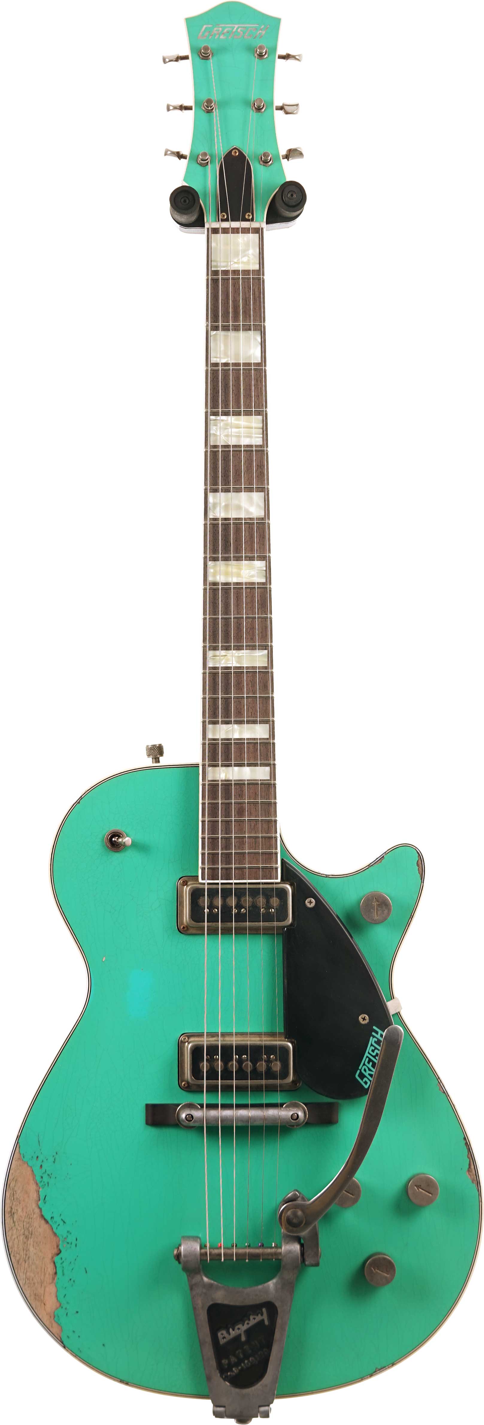 Gretsch G6128T 1955 Duo Jet Sea Foam Green Heavy Relic #UC26044000
