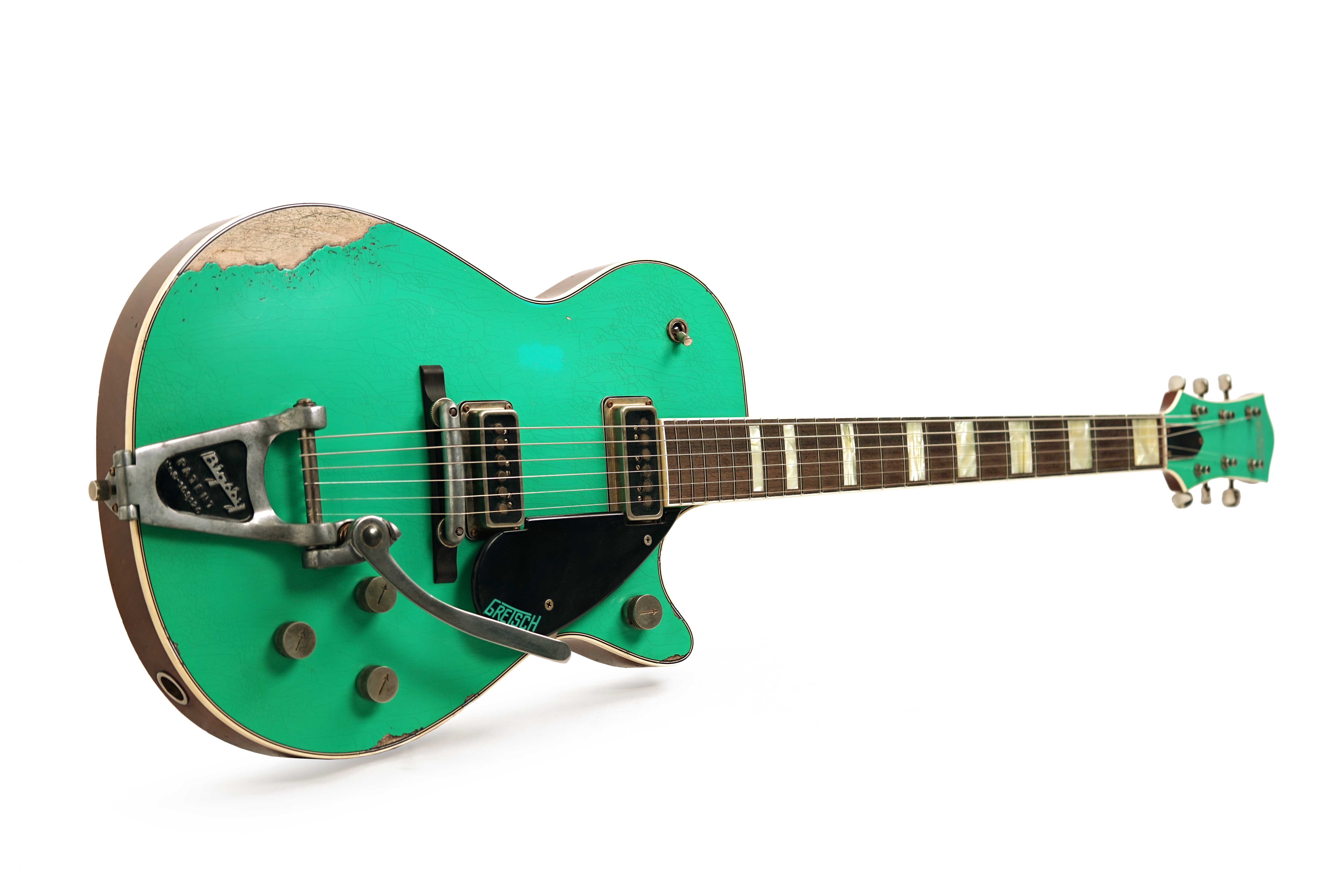 Gretsch G6128T 1955 Duo Jet Sea Foam Green Heavy Relic #UC26044000