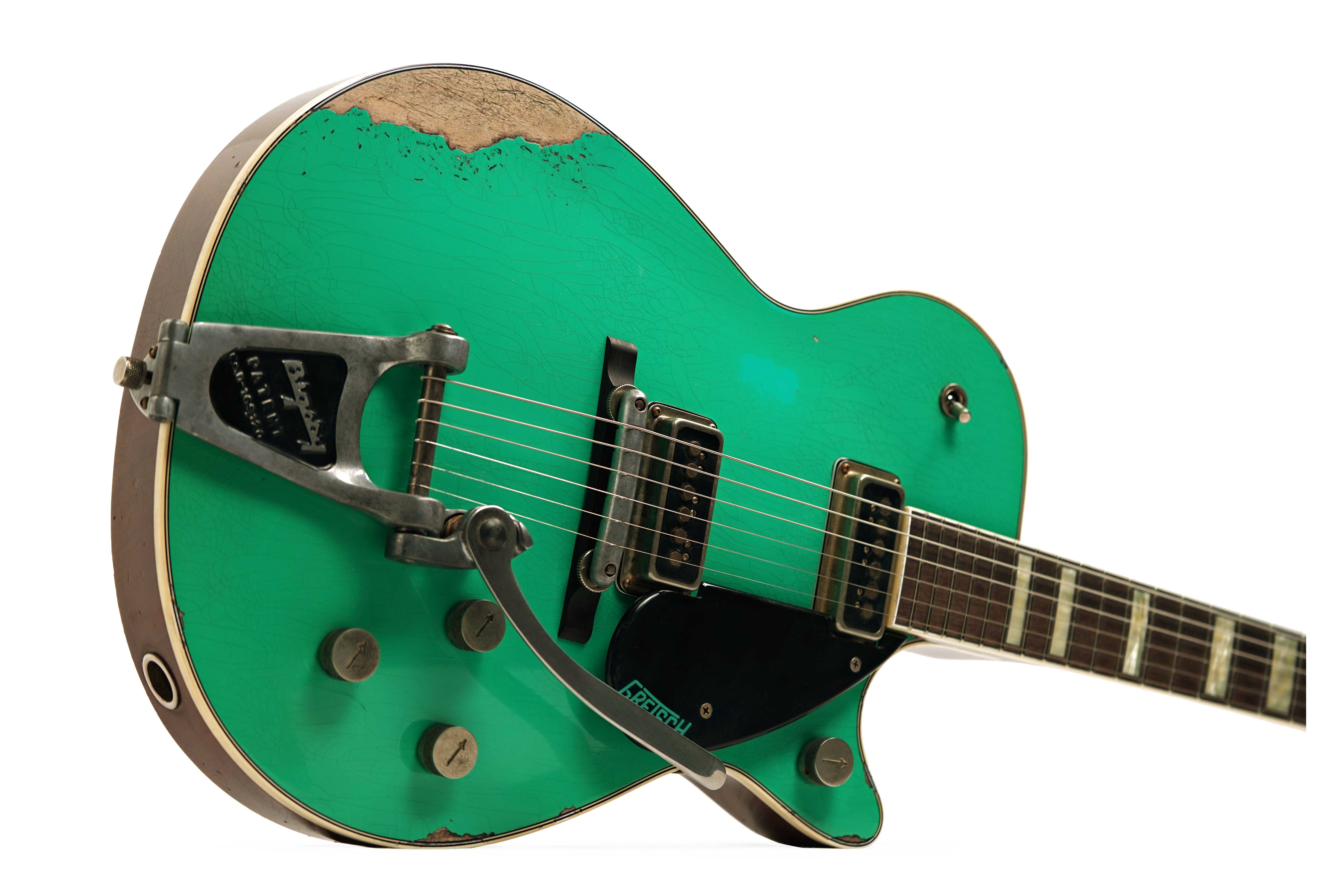 Gretsch G6128T 1955 Duo Jet Sea Foam Green Heavy Relic #UC26044000
