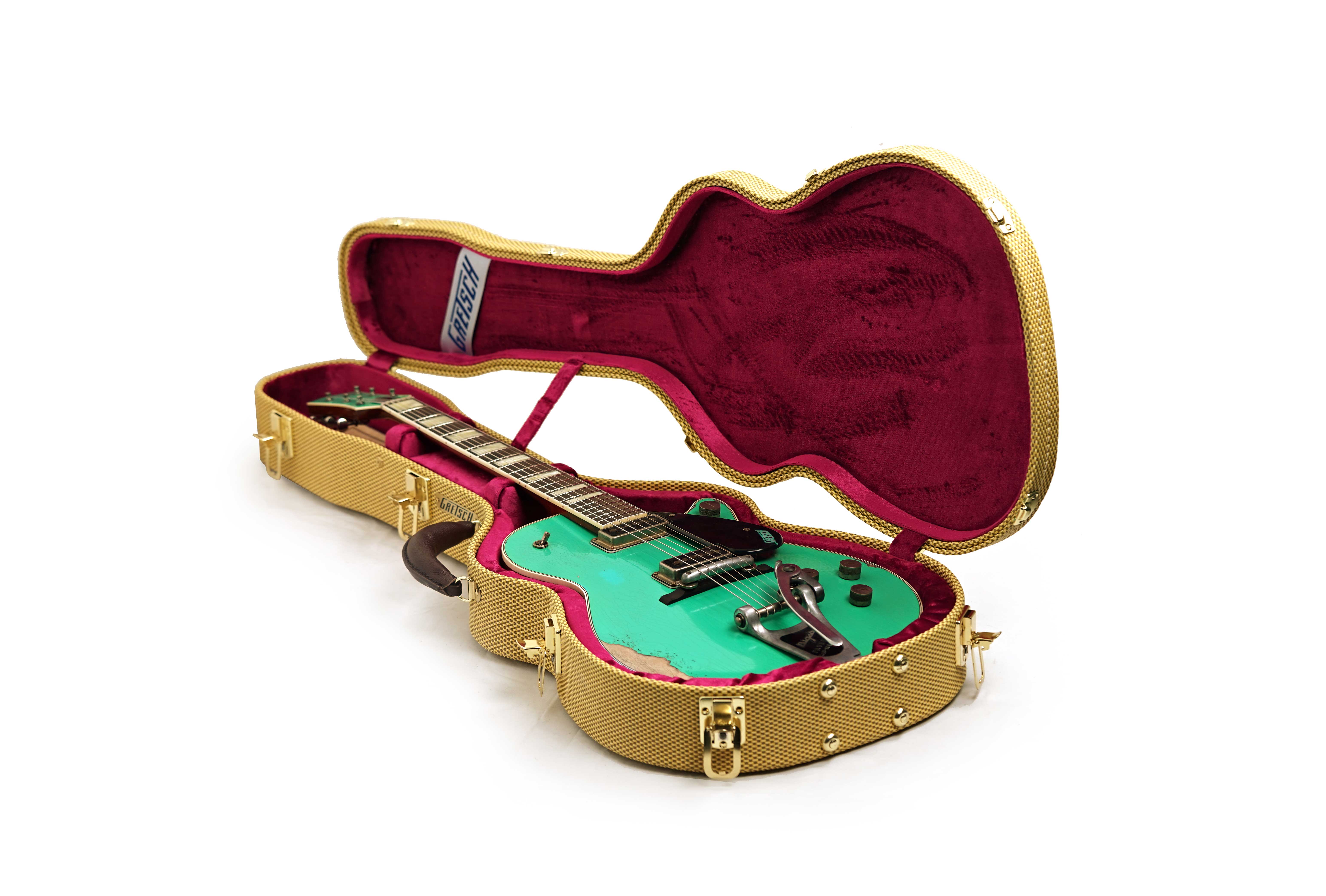 Gretsch G6128T 1955 Duo Jet Sea Foam Green Heavy Relic #UC26044000
