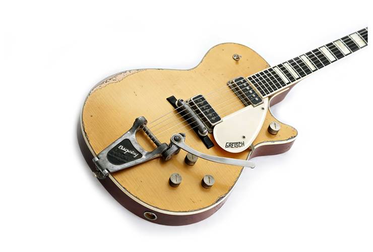 Gretsch Custom Shop G6128T 1955 Duo Jet Gold Heavy Relic #UC25033855 Gretsch Custom Shop G6128T 1955 Duo Jet Gold Heavy Relic #UC25033855