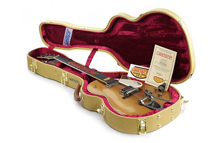 Gretsch Custom Shop G6128T 1955 Duo Jet Gold Heavy Relic #UC25033855 Gretsch Custom Shop G6128T 1955 Duo Jet Gold Heavy Relic #UC25033855