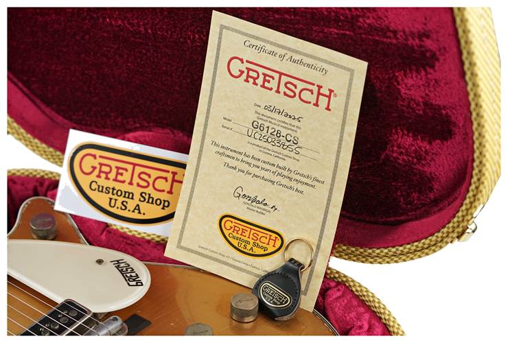 Gretsch Custom Shop G6128T 1955 Duo Jet Gold Heavy Relic #UC25033855 Gretsch Custom Shop G6128T 1955 Duo Jet Gold Heavy Relic #UC25033855