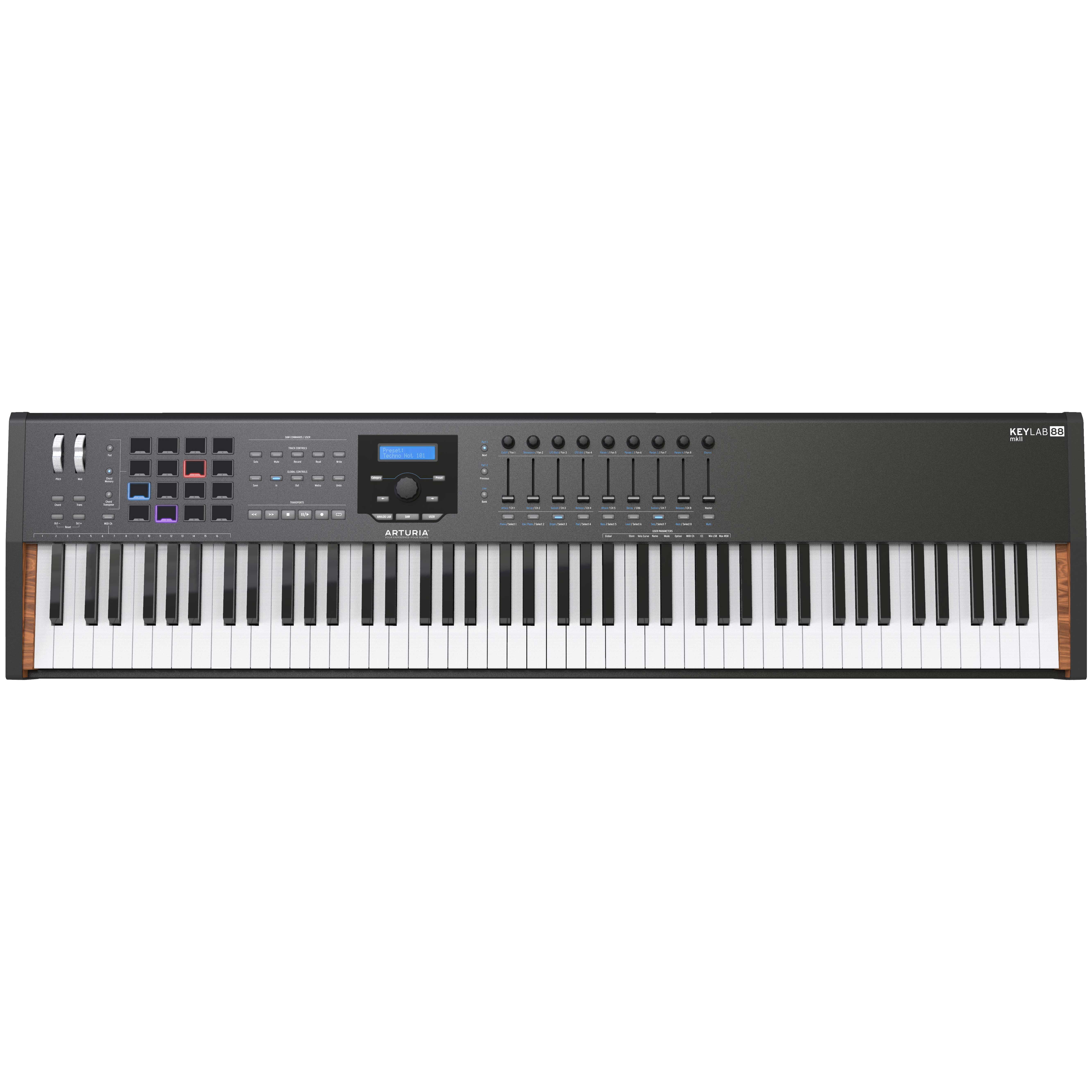 Arturia KeyLab 88 MkII Black Edition (Ex-Demo) #7357400028030749