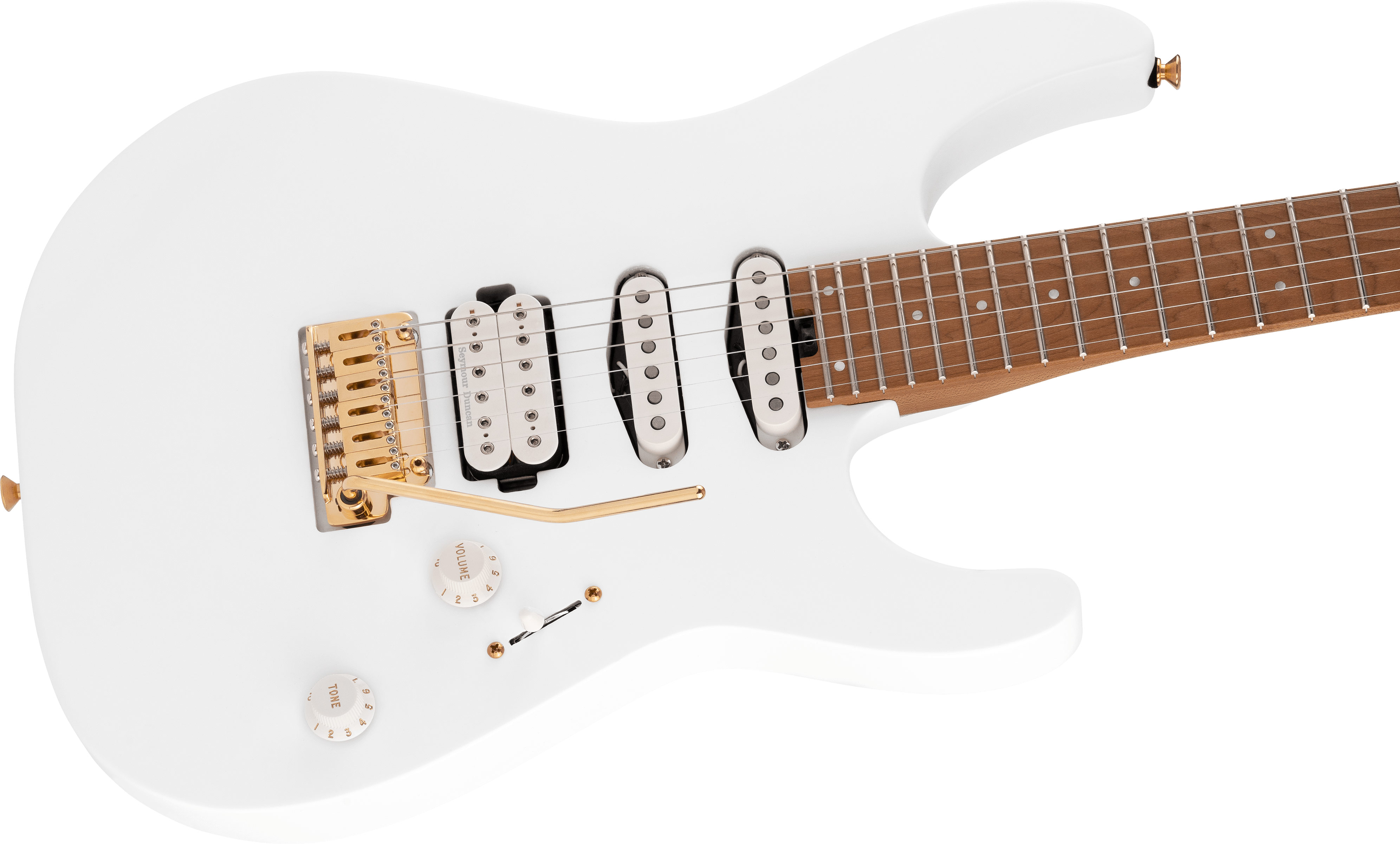 charvel dk24 hss snow white