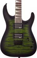 Jackson JS Series Dinky Arch Top JS32Q DKA Hardtail Transparent Green Burst Amaranth Fingerboard