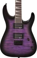 Jackson JS Series Dinky Arch Top JS32Q DKA Hardtail Transparent Purple Burst Amaranth Fingerboard