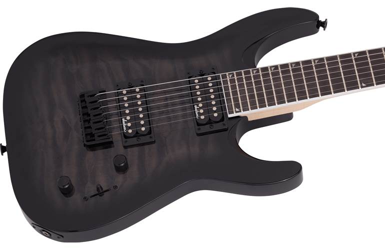 Jackson  JS Series Dinky Arch Top JS32Q DKA Hardtail Transparent Black Burst Amaranth Fingerboard Jackson  JS Series Dinky Arch Top JS32Q DKA Hardtail Transparent Black Burst Amaranth Fingerboard