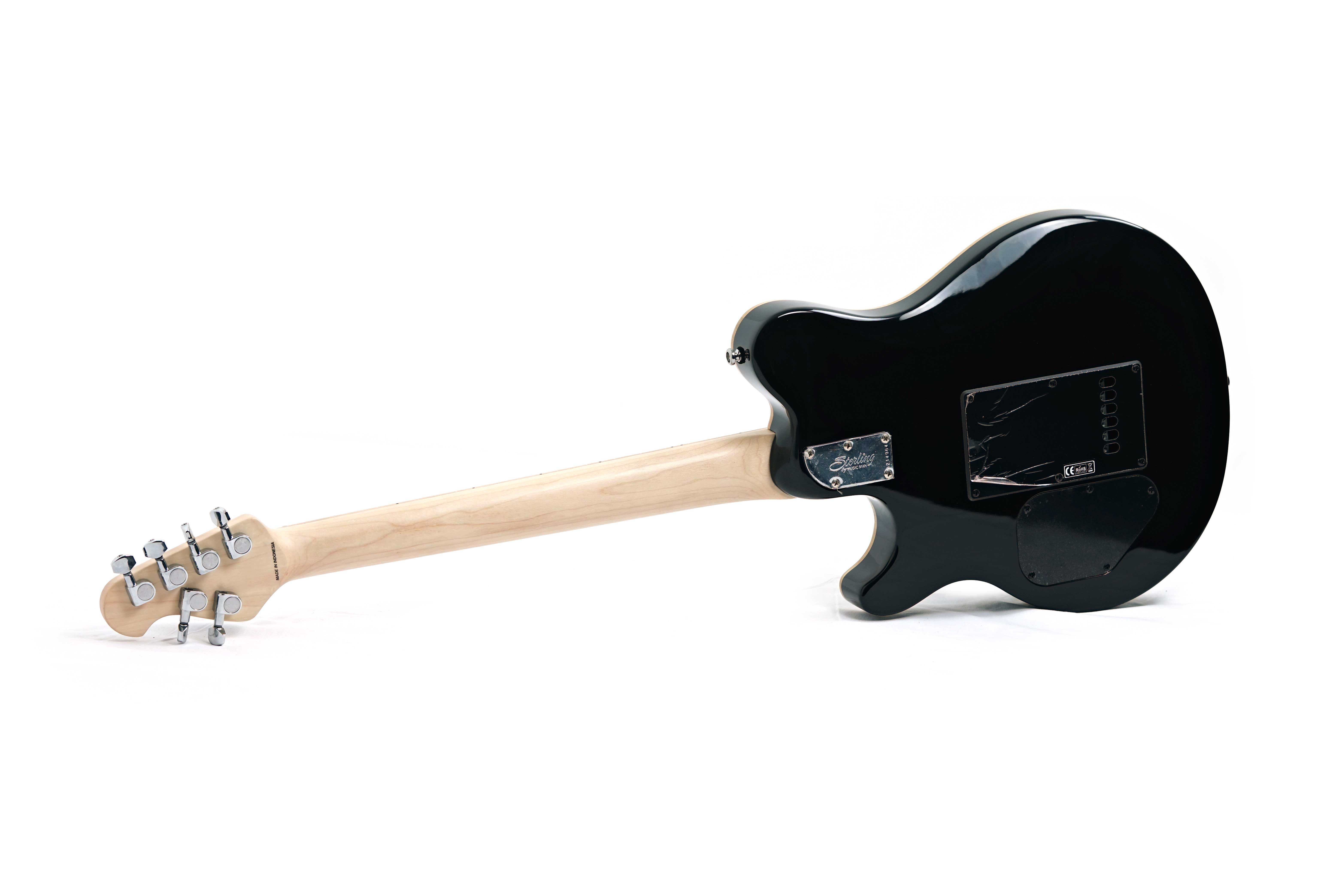 Music Man Sterling SUB Series Axis AX3 Flame Maple Neptune Blue