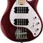 Music Man Ray5 HH Candy Apple Red Maple Fingerboard (Ex-Demo) #B178392 