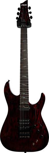 Schecter C-1 FR-S Silver Mountain Blood Moon #W21041648