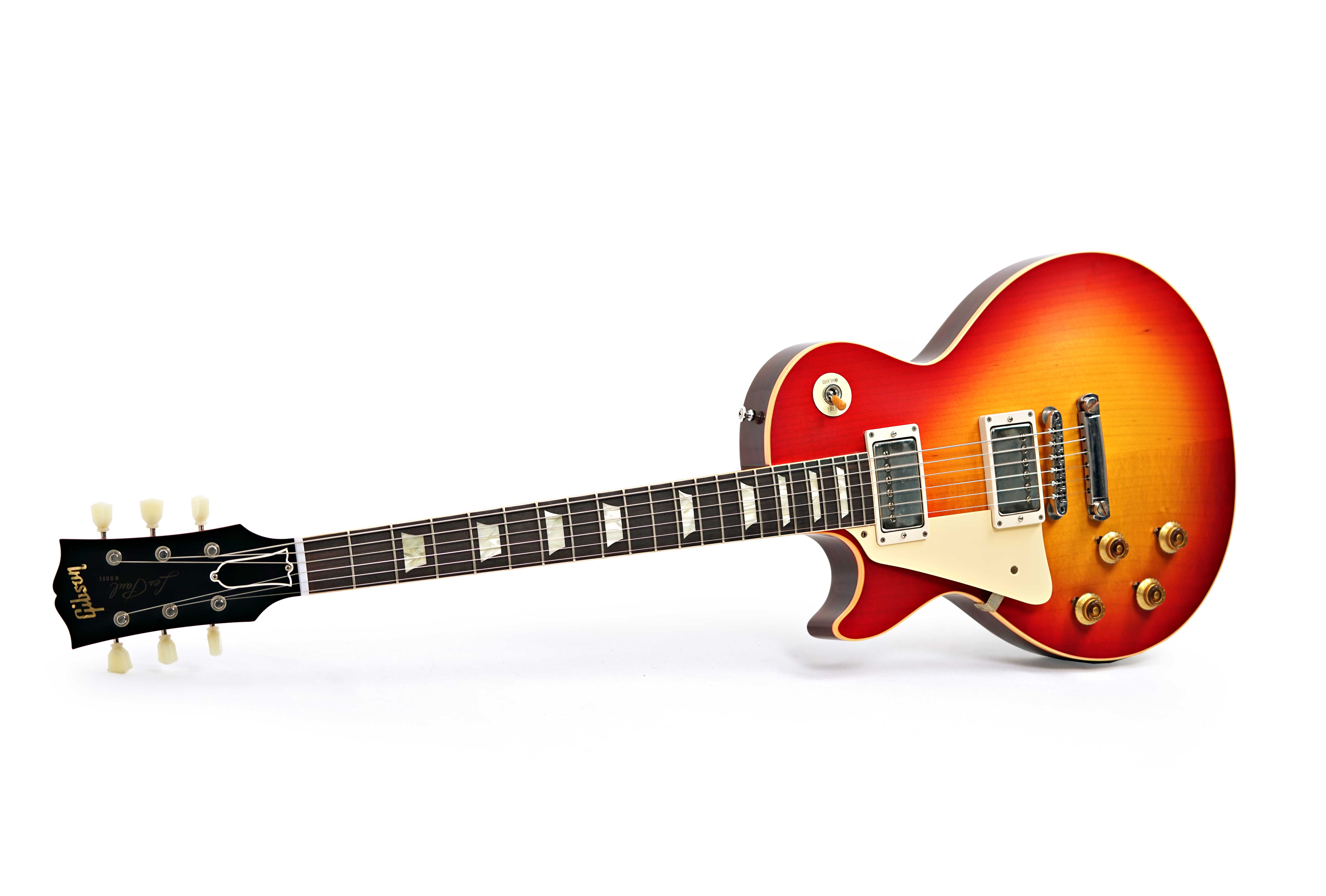 Gibson Custom Shop 1958 Les Paul Standard Washed Cherry Sunburst VOS Left Handed #841849