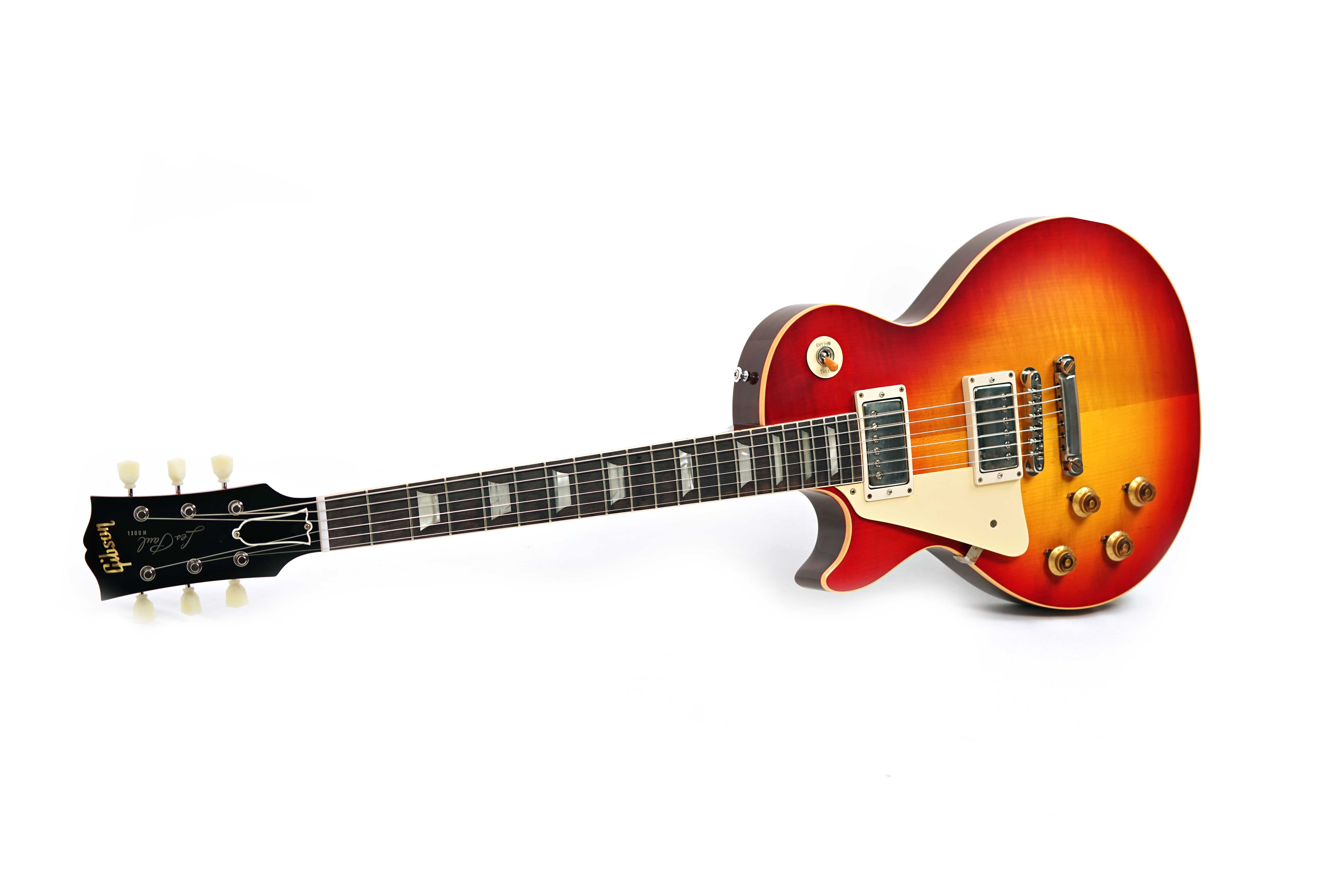 Gibson Custom Shop 1958 Les Paul Standard Washed Cherry Sunburst VOS Left Handed #85762