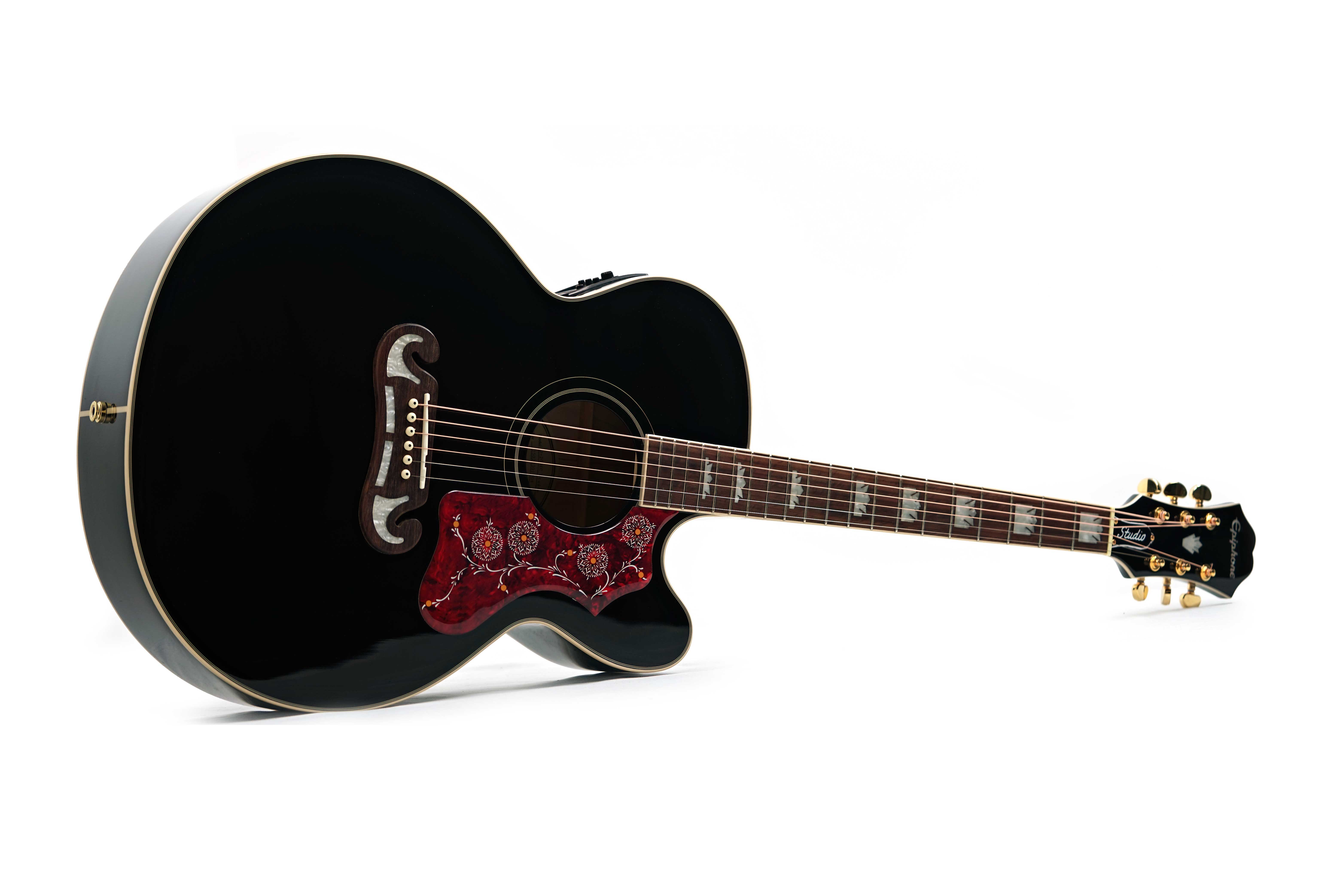 Epiphone J-200EC Studio Black (Ex-Demo) #25022301208