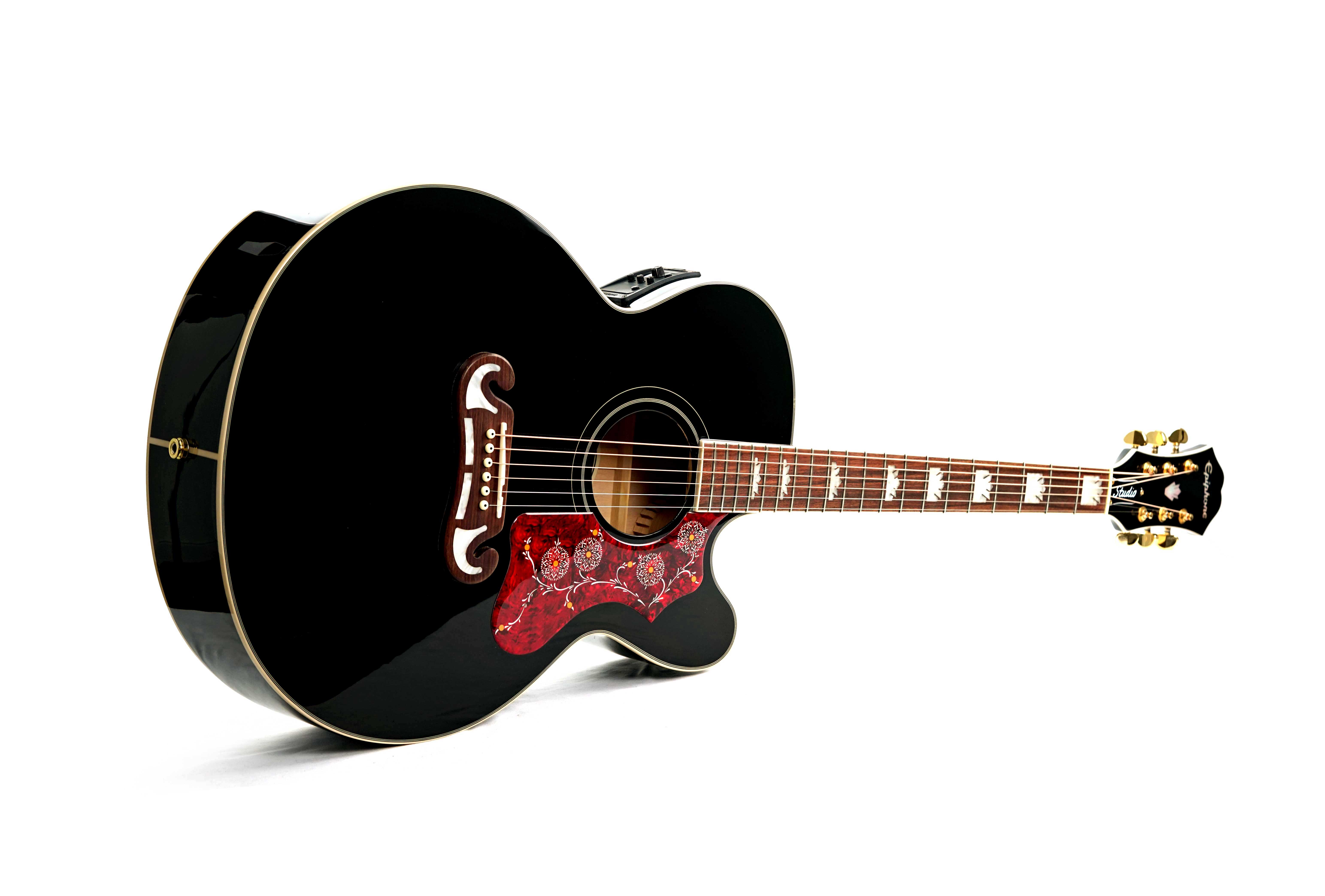 Epiphone J-200EC Studio Black | guitarguitar