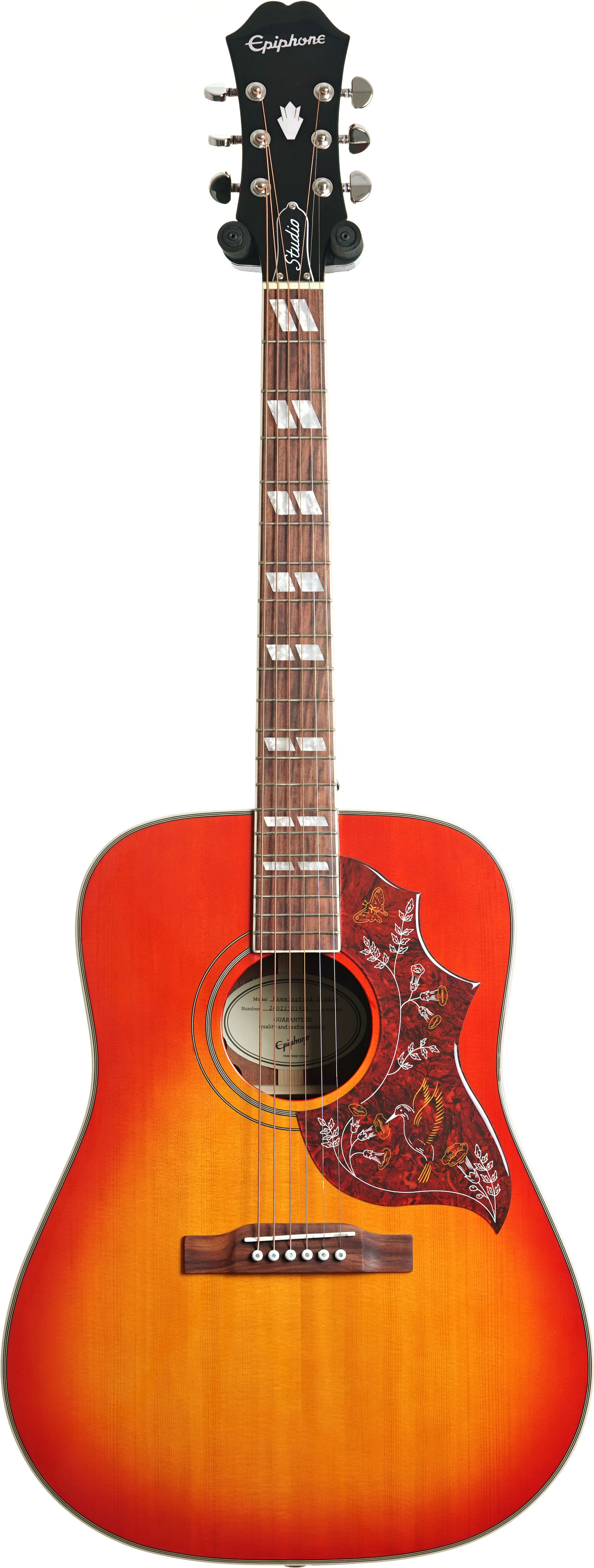 epiphone hummingbird studio faded cherry burst