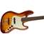 Fender 75th Anniversary Commemorative Jazz Bass 2 Colour Bourbon Burst Rosewood Fingerboard Front View