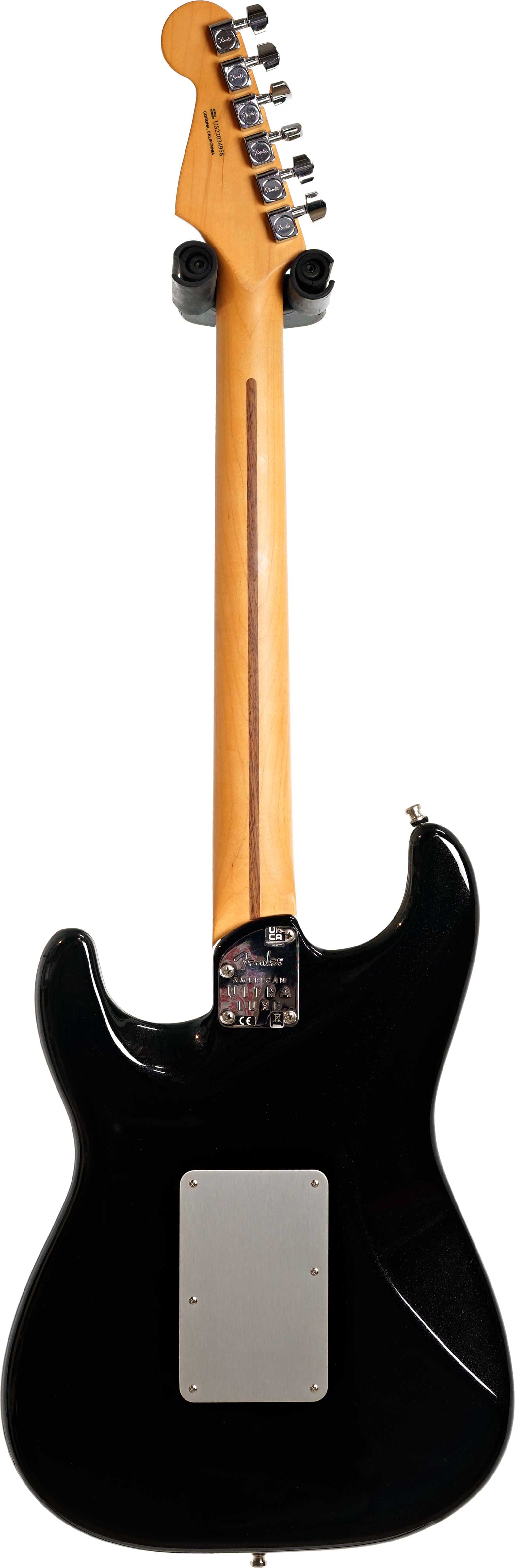Fender American Ultra Luxe Stratocaster HSS Mystic Black Rosewood Fingerboard (Nearly New) #US22034958