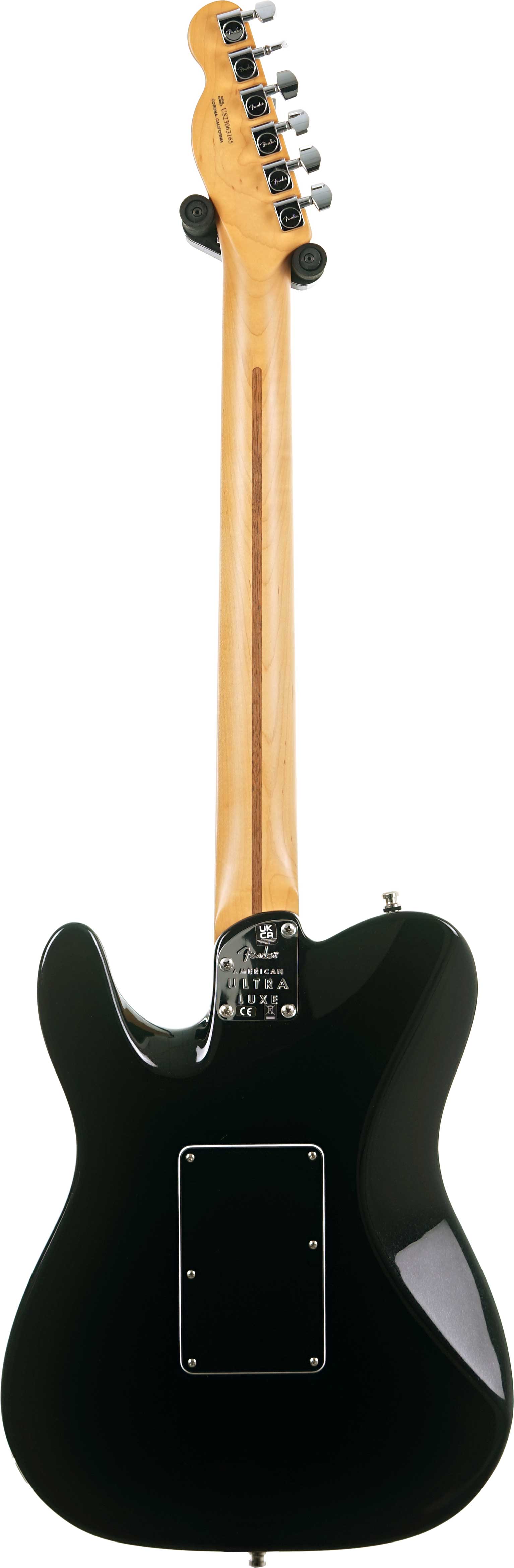 Fender American Ultra Luxe Telecaster HH Floyd Mystic Black Maple Fingerboard (Ex-Demo) #US23063165