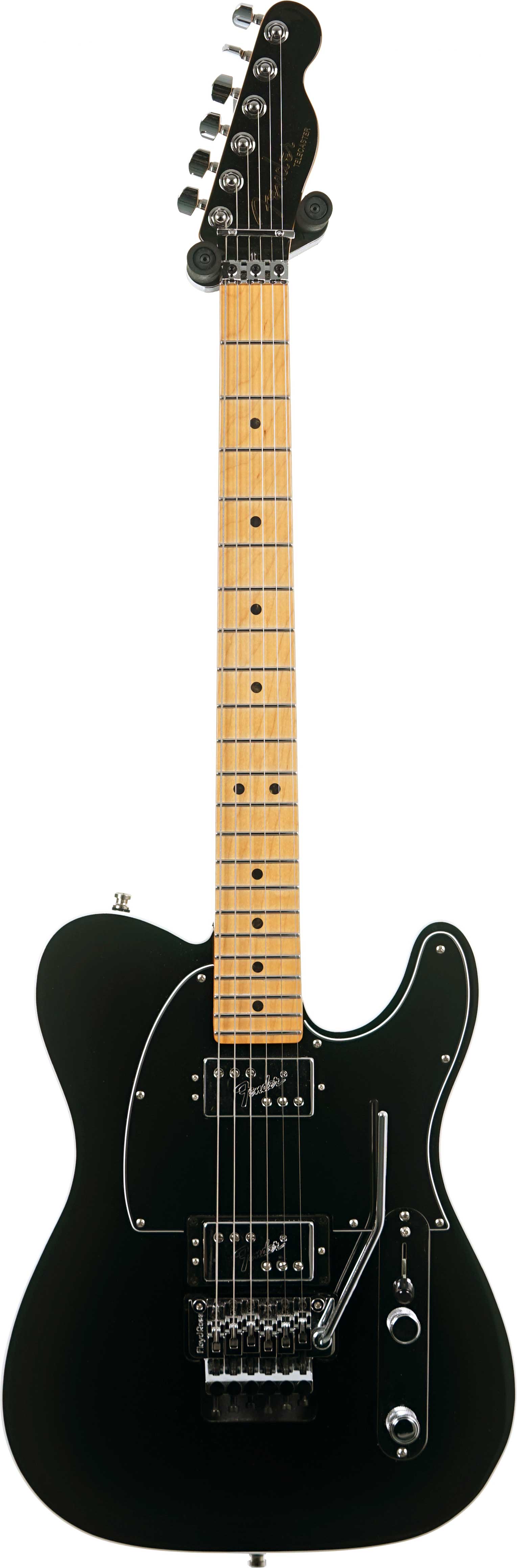 Fender American Ultra Luxe Telecaster HH Floyd Mystic Black Maple Fingerboard (Ex-Demo) #US23063165