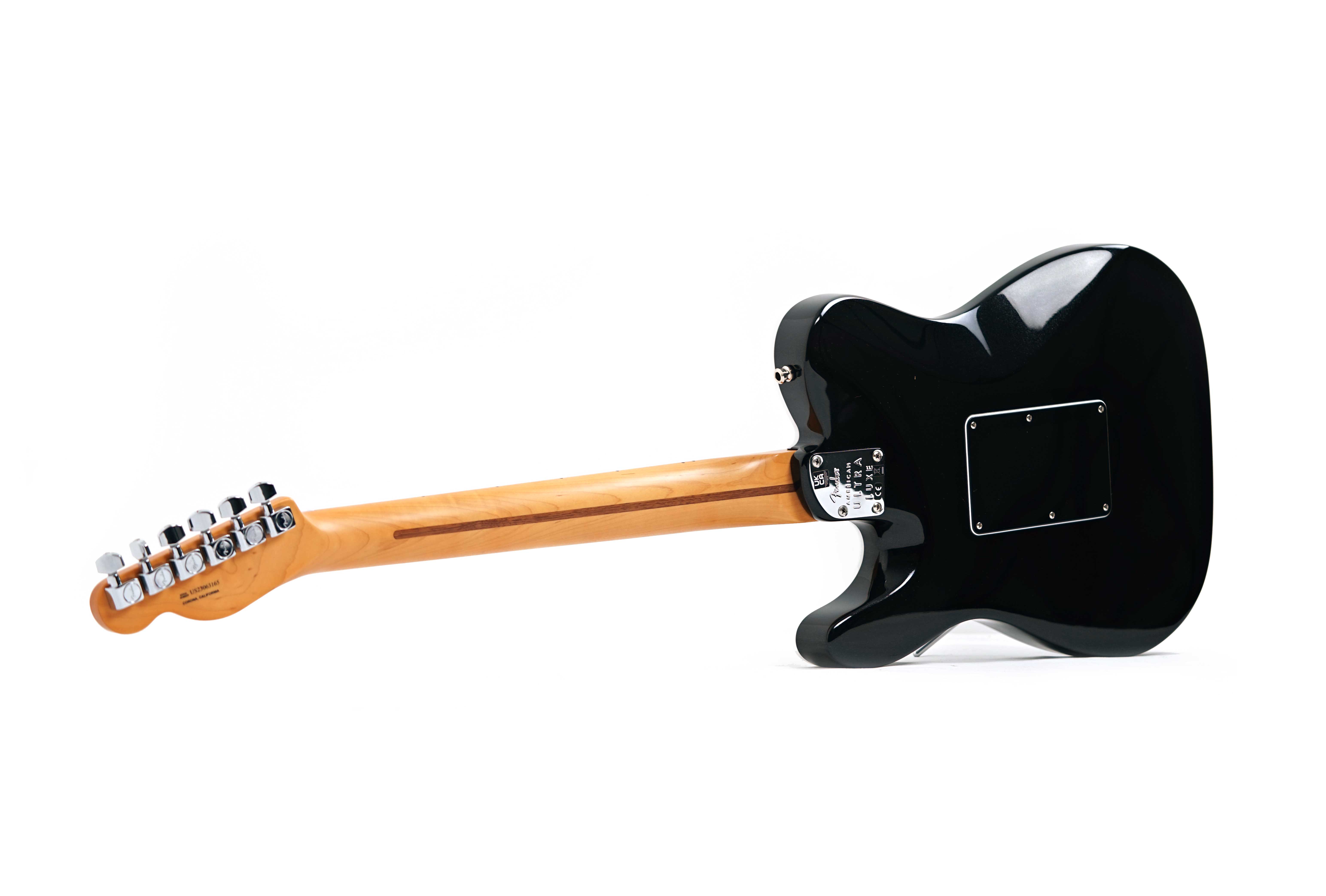 Fender American Ultra Luxe Telecaster HH Floyd Mystic Black Maple Fingerboard (Ex-Demo) #US23063165