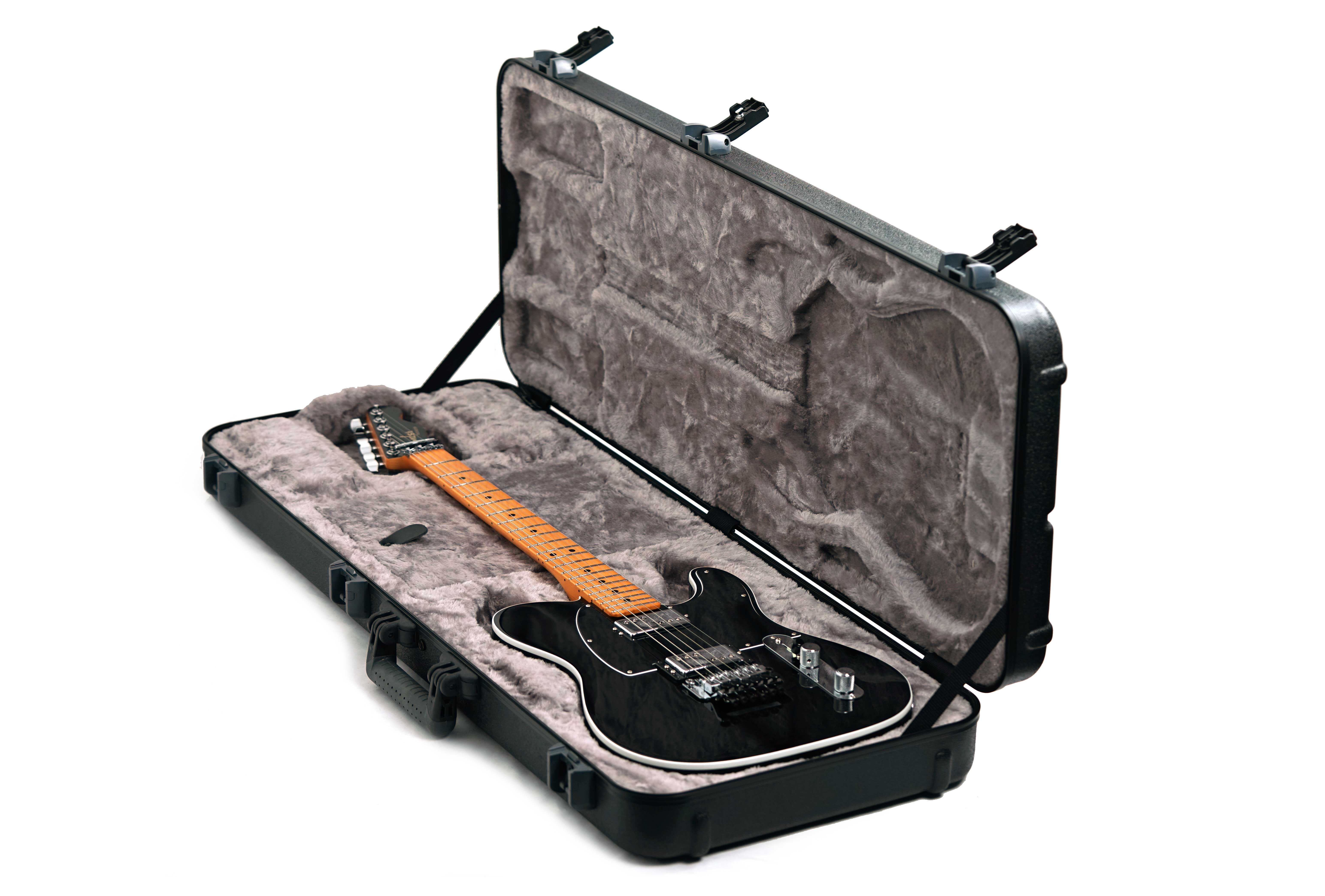 Fender American Ultra Luxe Telecaster HH Floyd Mystic Black Maple Fingerboard (Ex-Demo) #US23063165