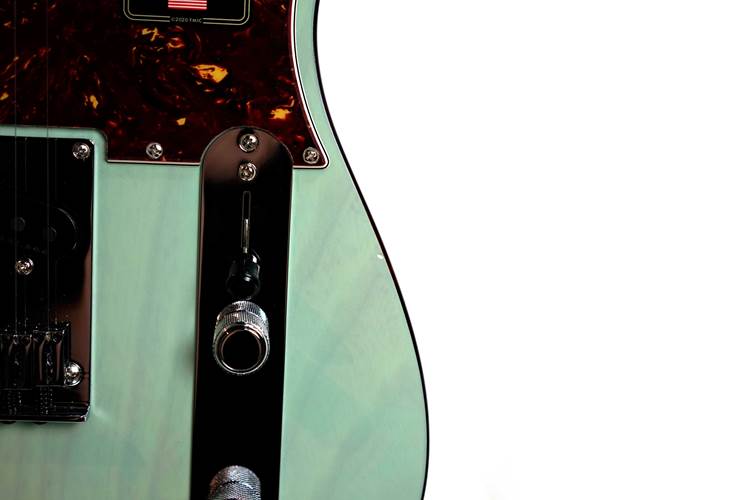 Fender American Ultra Luxe Telecaster Transparent Surf Green (Ex-Demo) #US22068046 Fender American Ultra Luxe Telecaster Transparent Surf Green (Ex-Demo) #US22068046