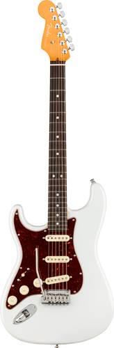 Fender American Ultra Stratocaster Arctic Pearl Rosewood Fingerboard Left Handed