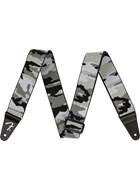 Fender WeighLess 2 Inch Grey Camo Strap
