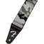 Fender WeighLess 2 Inch Grey Camo Strap Front View