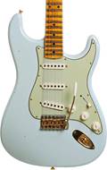 Fender Custom Shop Limited Edition 1962 Stratocaster Bone Tone Journeyman Relic Super Faded Aged Sonic Blue #CZ550477