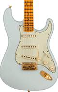Fender Custom Shop Limited Edition 1962 Stratocaster Bone Tone Journeyman Relic Super Faded Aged Sonic Blue