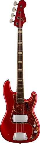 Fender Custom Shop Limited Edition Precision Jazz Bass Journeyman Relic Aged Candy Apple Red