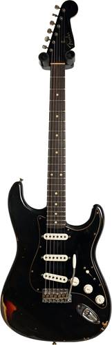 Fender Custom Shop Limited Edition Dual-Mag II Stratocaster Relic Aged Black Over 3 Color Sunburst #CZ551001 Fender Custom Shop Limited Edition Dual-Mag II Stratocaster Relic Aged Black Over 3 Color Sunburst #CZ551001