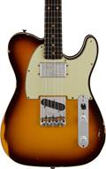 Fender Custom Shop Limited Edition Cunife Telecaster Custom Relic Faded Aged Chocolate 3 Color Sunburst