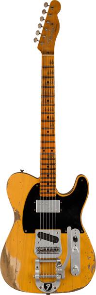 Fender Custom Shop Limited Edition Cunife Blackguard Telecaster Heavy Relic Aged Butterscotch Blonde