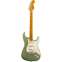 Fender Custom Shop Postmodern Stratocaster Maple Fingerboard Journeyman Relic with Closet Classic Hardware Faded Aged Sage Green Metallic Front View