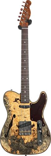 Fender Custom Shop Artisan Buckeye Burl Double Esquire Aged Natural #R131767 Fender Custom Shop Artisan Buckeye Burl Double Esquire Aged Natural #R131767