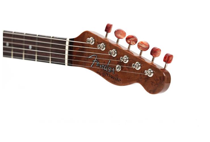 Fender Custom Shop Artisan Buckeye Burl Double Esquire Aged Natural #R131767 Fender Custom Shop Artisan Buckeye Burl Double Esquire Aged Natural #R131767