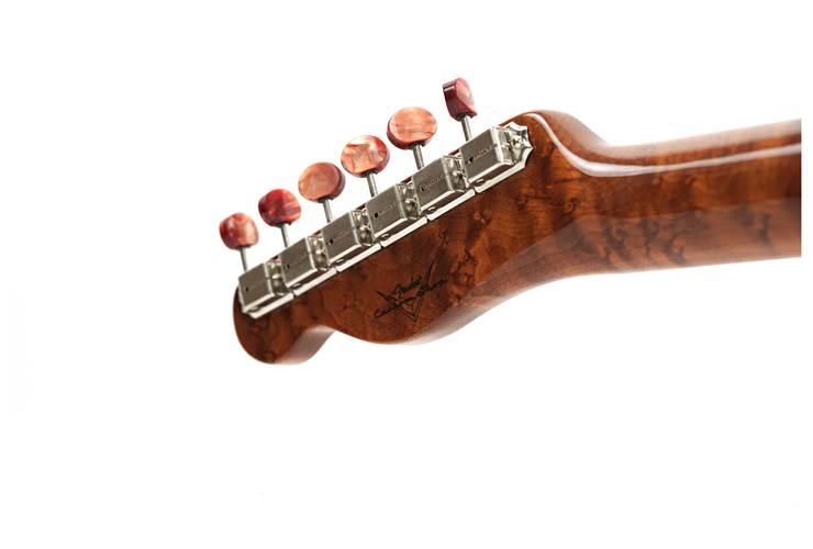 Fender Custom Shop Artisan Buckeye Burl Double Esquire Aged Natural #R131767 Fender Custom Shop Artisan Buckeye Burl Double Esquire Aged Natural #R131767